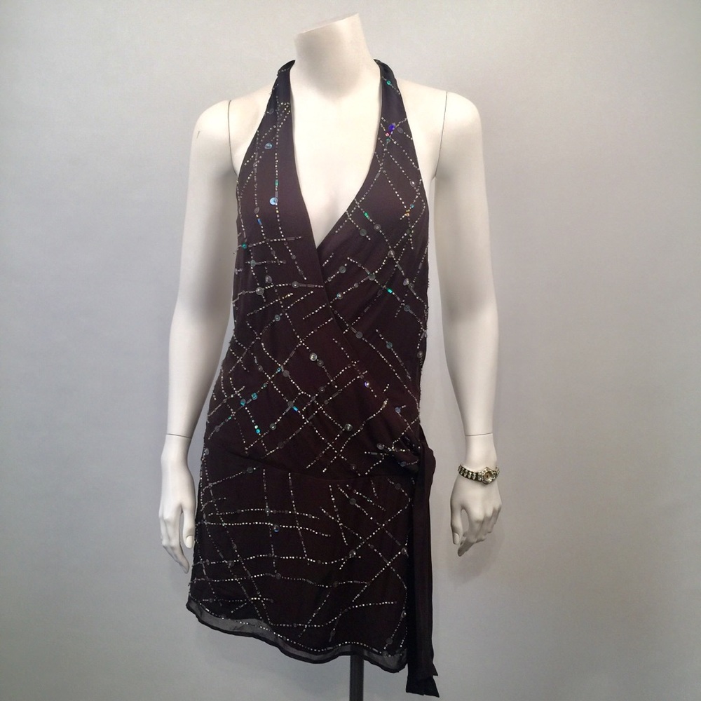 BCBGMAXAZRIA Brown Dress Sz6